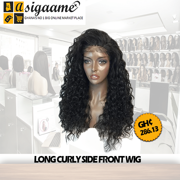 LONG CURLY SIDE FRONT WIG